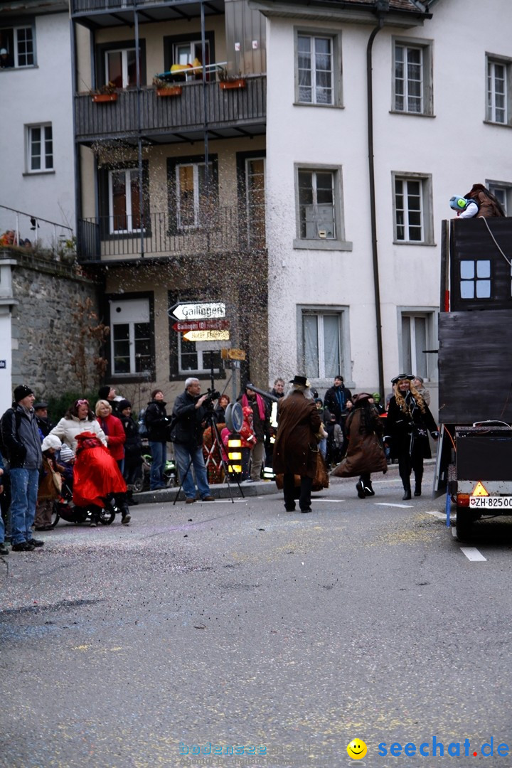 Fasnets-Umzug: Schweiz - Diessenhofen am Bodensee, 13.01.2013