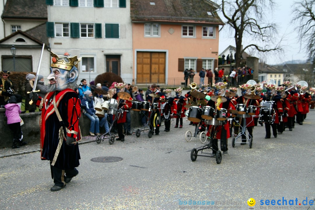 Fasnets-Umzug: Schweiz - Diessenhofen am Bodensee, 13.01.2013