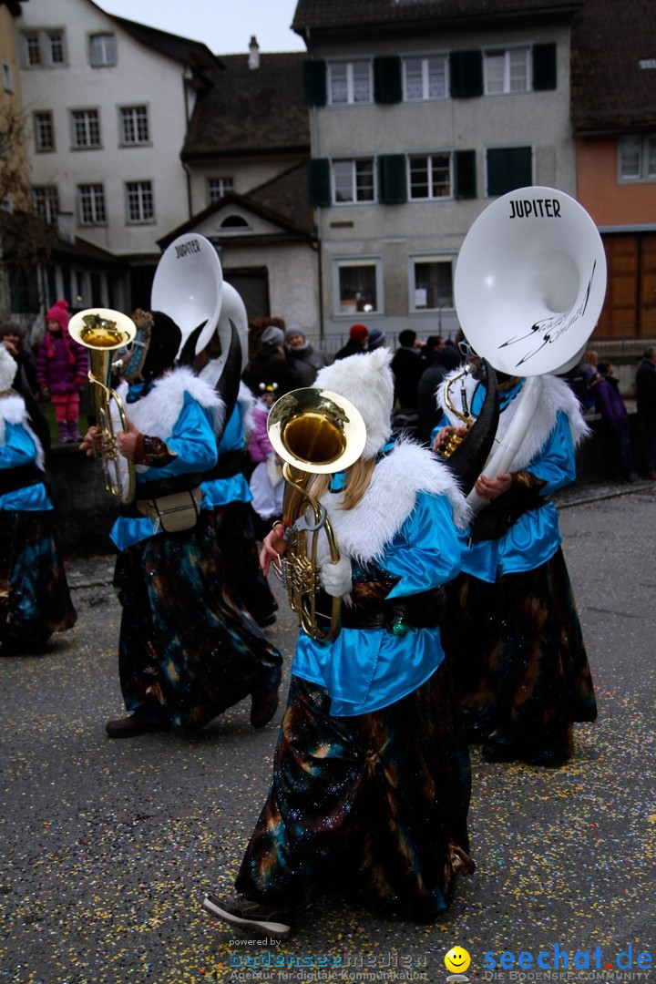 Fasnets-Umzug: Schweiz - Diessenhofen am Bodensee, 13.01.2013