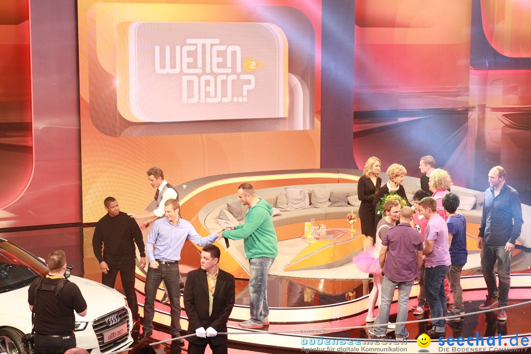 Wetten, dass..? - Europas einzigartige Live-Sendung: Offenburg, 19.01.2013