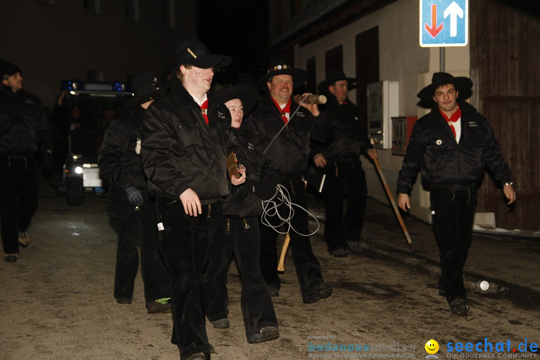 Nachtumzug und Fasnetsparty: Duchtlingen am Bodensee, 25.01.2013