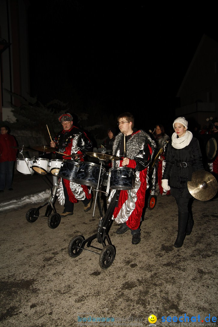 Nachtumzug und Fasnetsparty: Duchtlingen am Bodensee, 25.01.2013