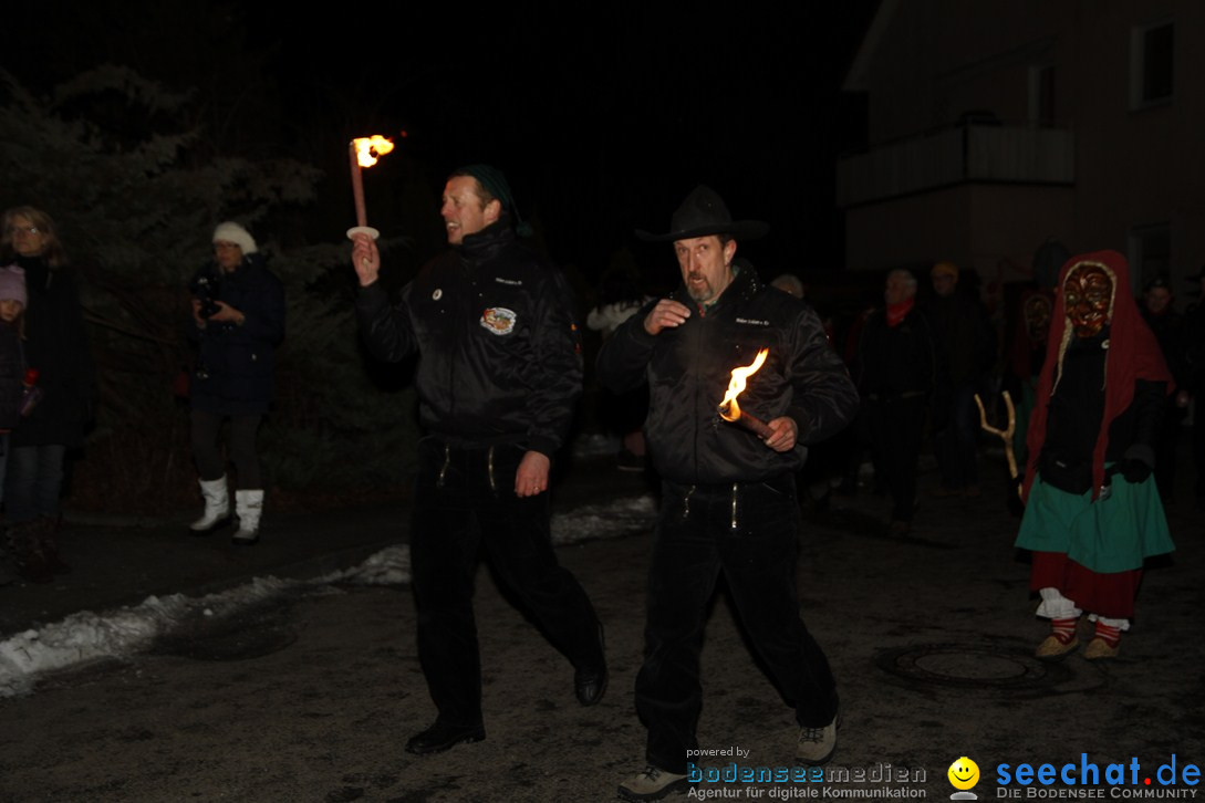 Nachtumzug und Fasnetsparty: Duchtlingen am Bodensee, 25.01.2013