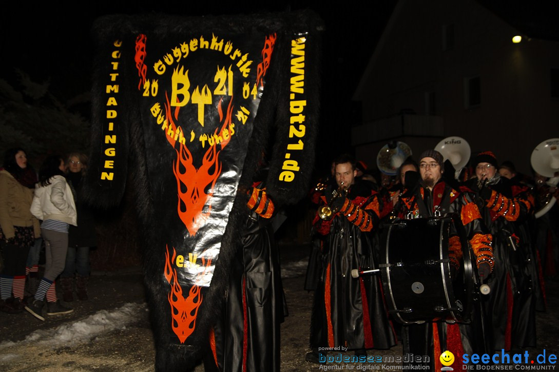 Nachtumzug und Fasnetsparty: Duchtlingen am Bodensee, 25.01.2013