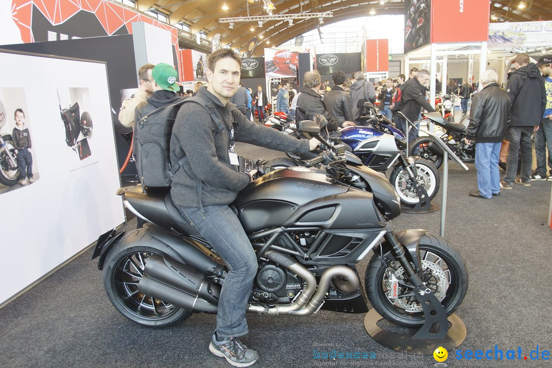 MOTORRADWELT: Messe Friedrichshafen am Bodensee, 26.01.2013