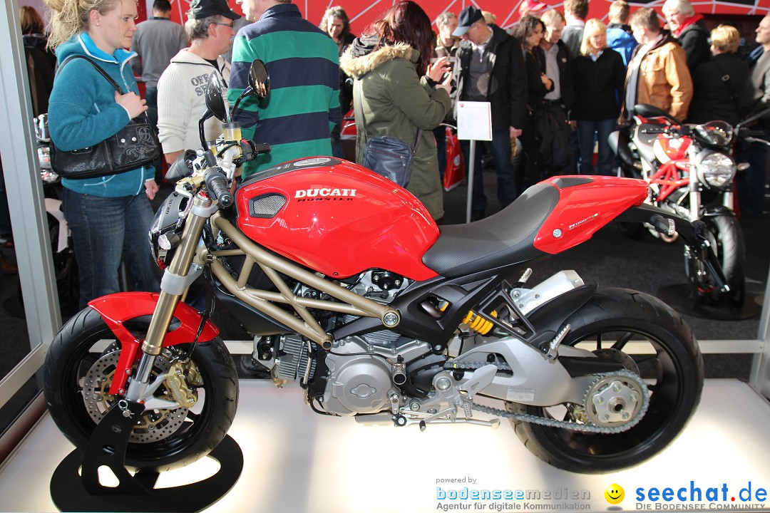 MOTORRADWELT: Messe Friedrichshafen am Bodensee, 27.01.2013