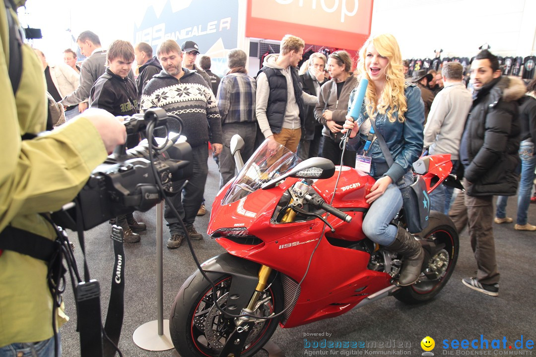 MOTORRADWELT: Messe Friedrichshafen am Bodensee, 27.01.2013