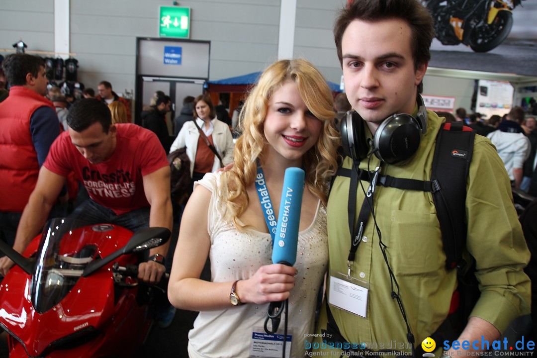 MOTORRADWELT: Messe Friedrichshafen am Bodensee, 27.01.2013