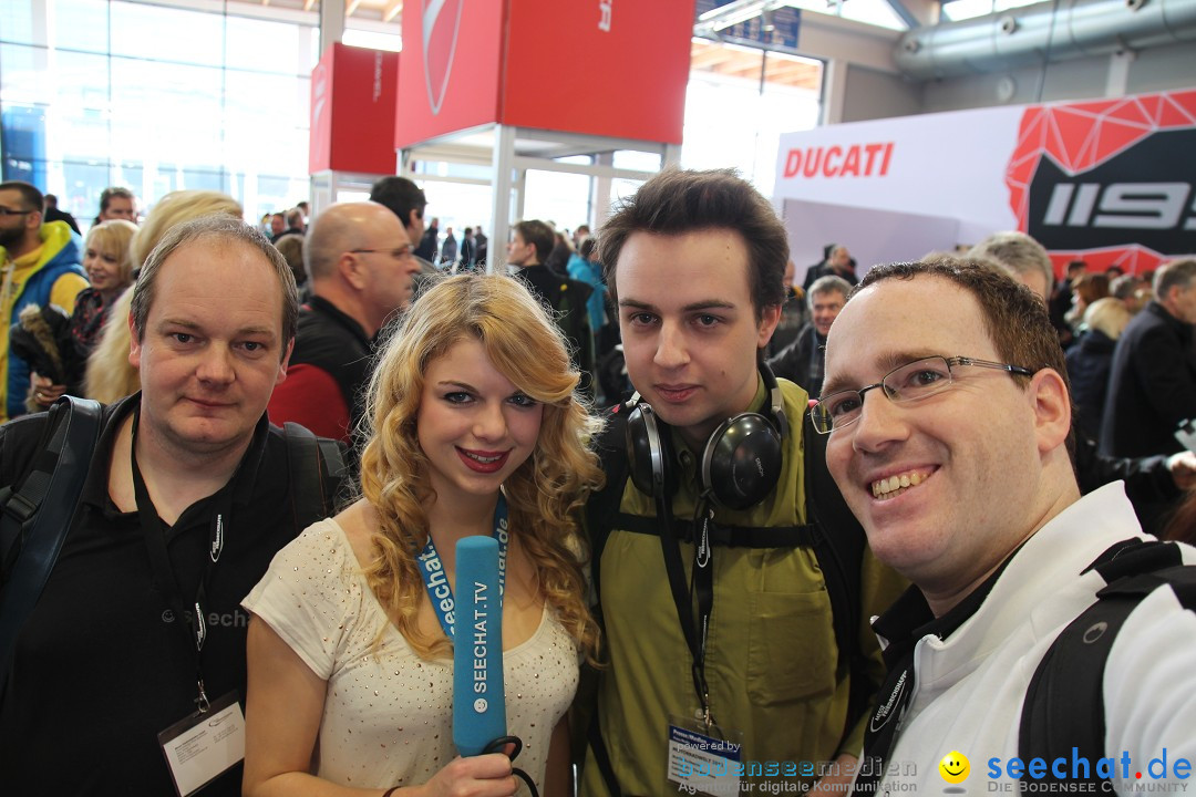 MOTORRADWELT: Messe Friedrichshafen am Bodensee, 27.01.2013