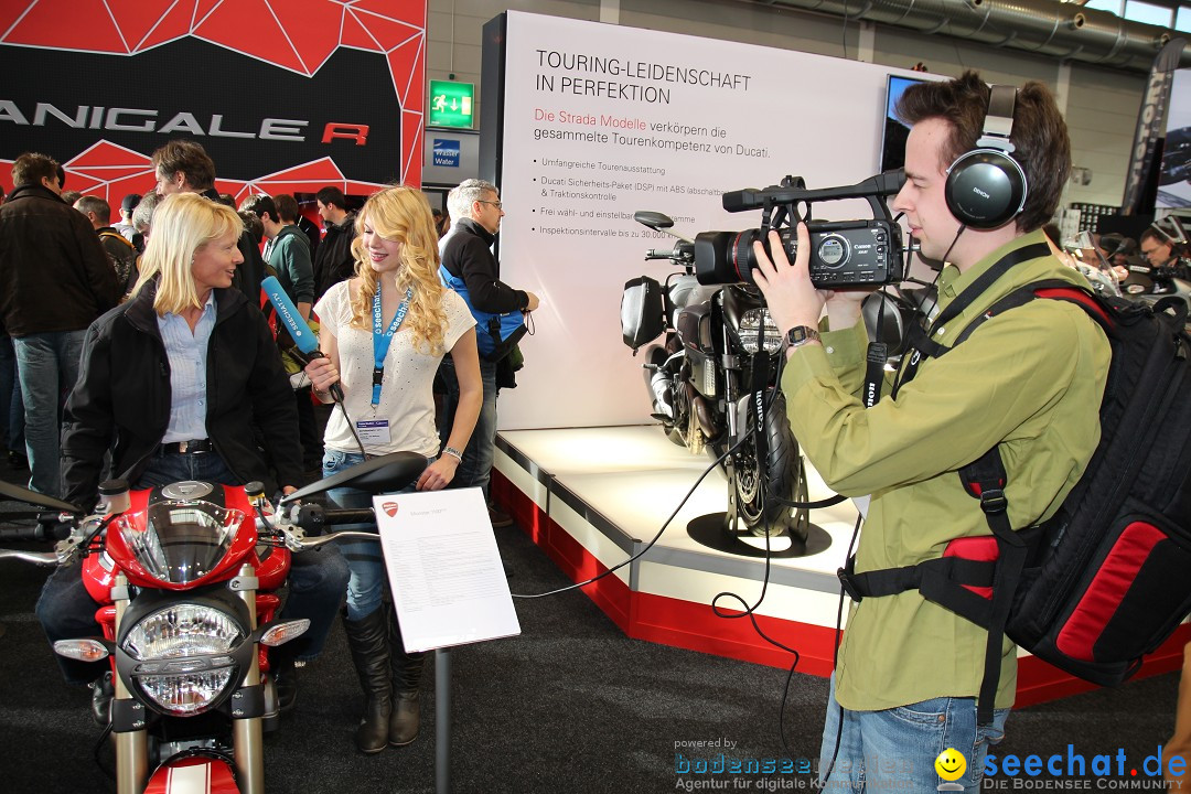 MOTORRADWELT: Messe Friedrichshafen am Bodensee, 27.01.2013