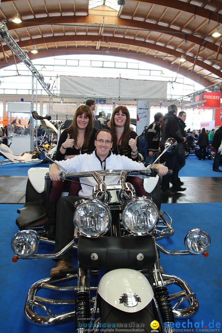 MOTORRADWELT: Messe Friedrichshafen am Bodensee, 27.01.2013