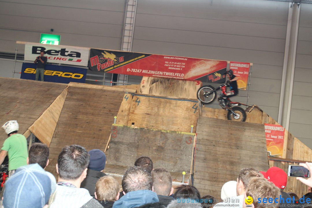 MOTORRADWELT: Messe Friedrichshafen am Bodensee, 27.01.2013