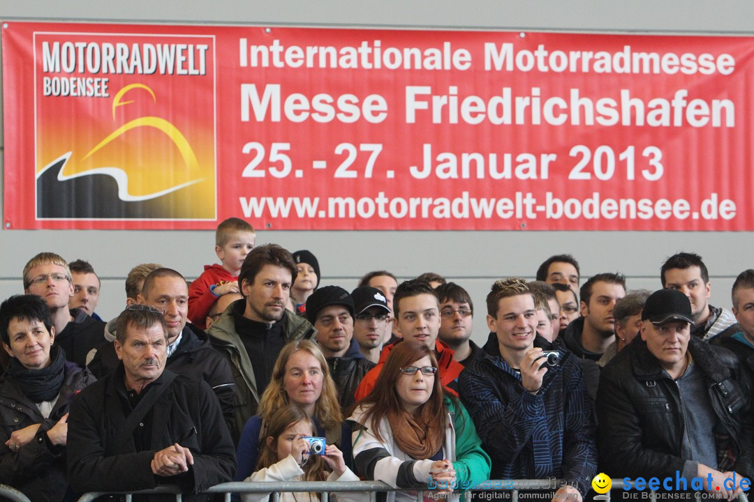 MOTORRADWELT: Messe Friedrichshafen am Bodensee, 27.01.2013