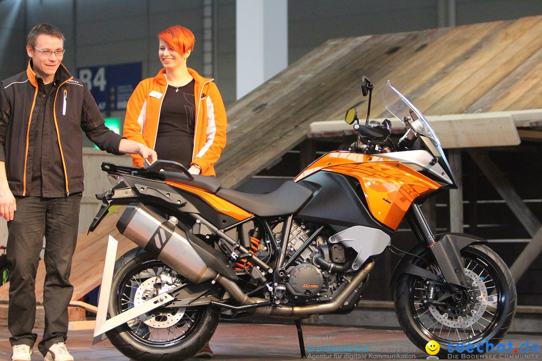 MOTORRADWELT: Messe Friedrichshafen am Bodensee, 27.01.2013