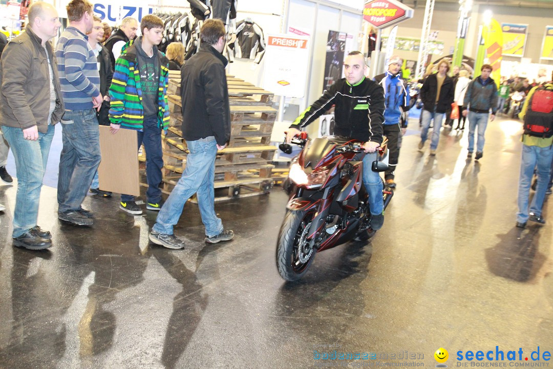 MOTORRADWELT: Messe Friedrichshafen am Bodensee, 27.01.2013