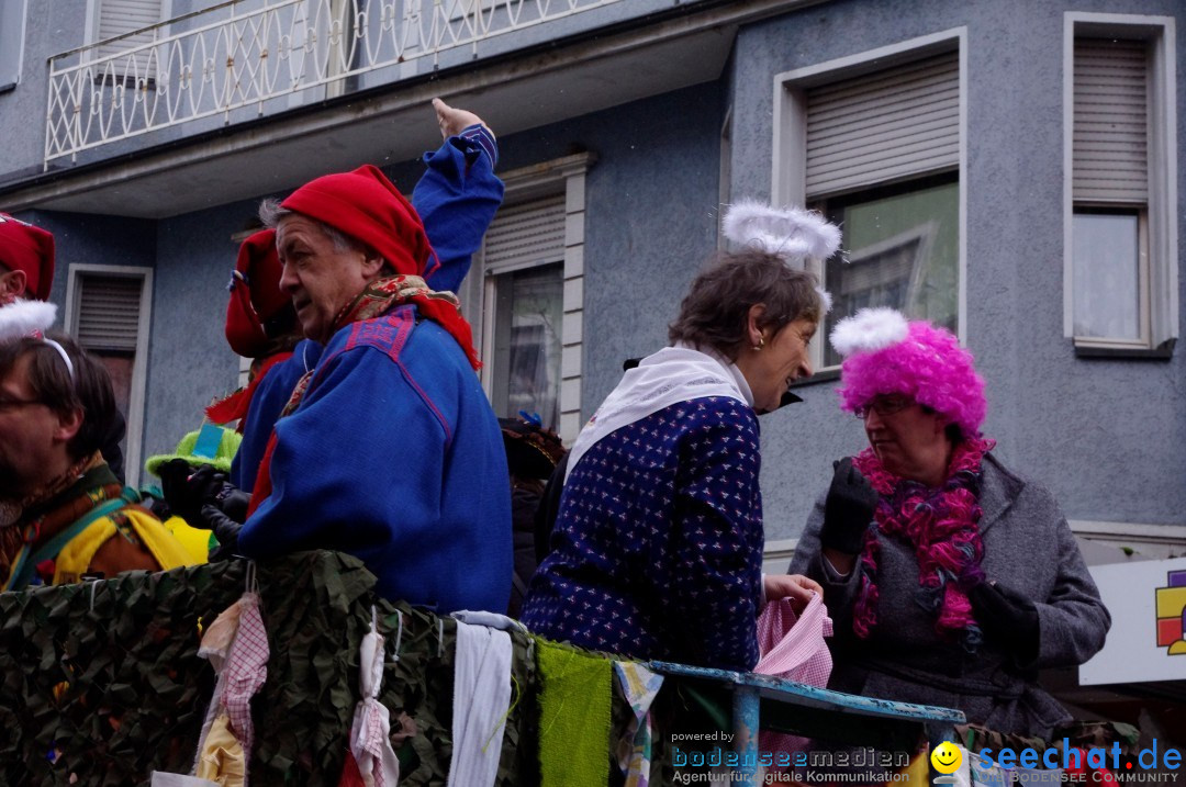 Narrenbaumumzug der Poppele-Zunft: Singen am Bodensee, 07.02.2013