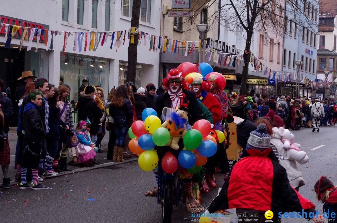 Narrenbaumumzug der Poppele-Zunft: Singen am Bodensee, 07.02.2013