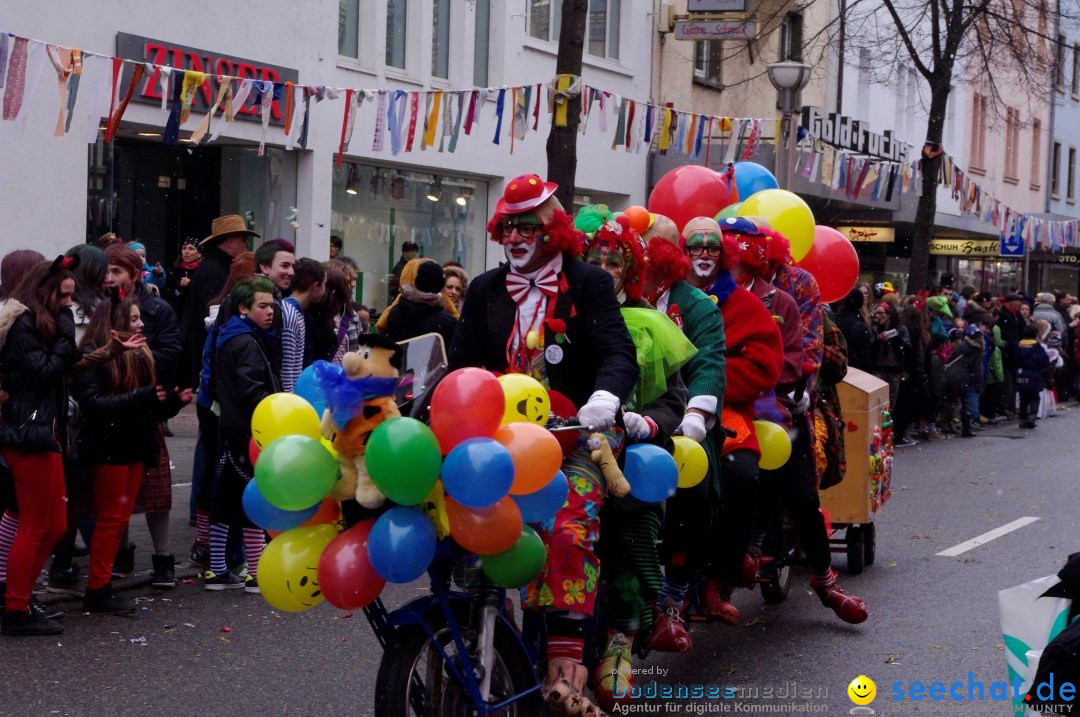 Narrenbaumumzug der Poppele-Zunft: Singen am Bodensee, 07.02.2013