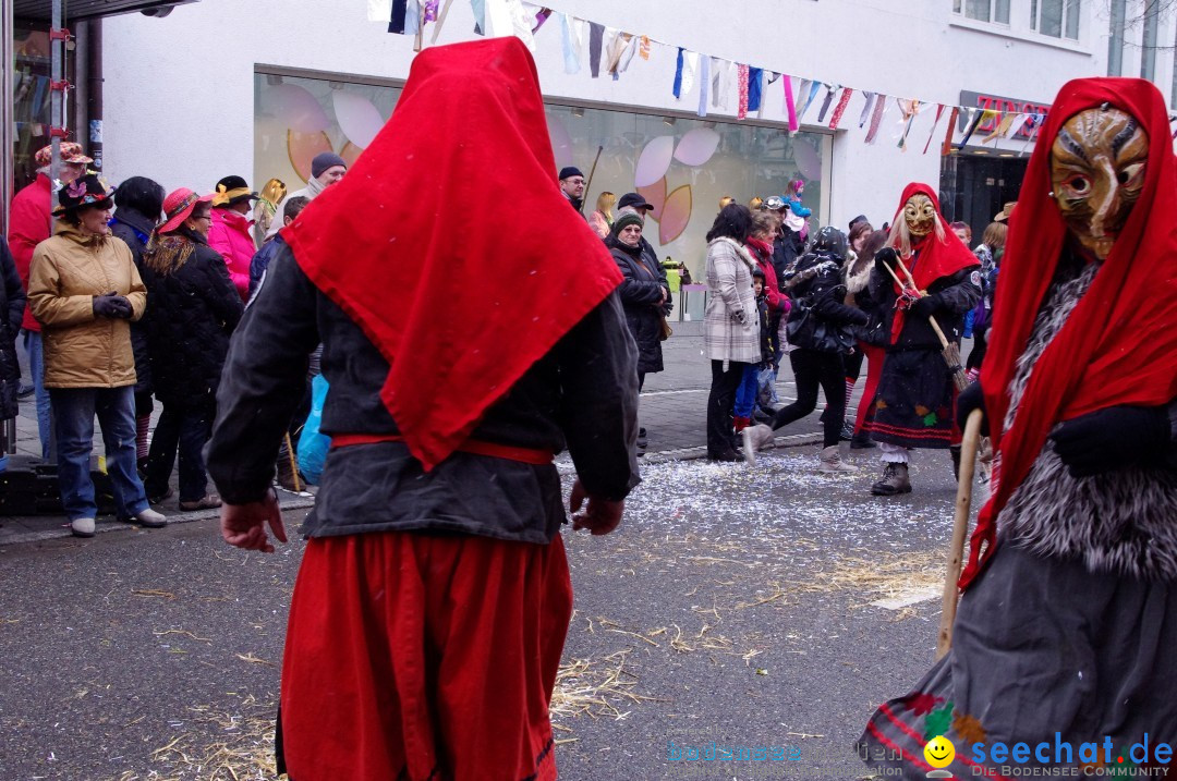 Narrenbaumumzug der Poppele-Zunft: Singen am Bodensee, 07.02.2013