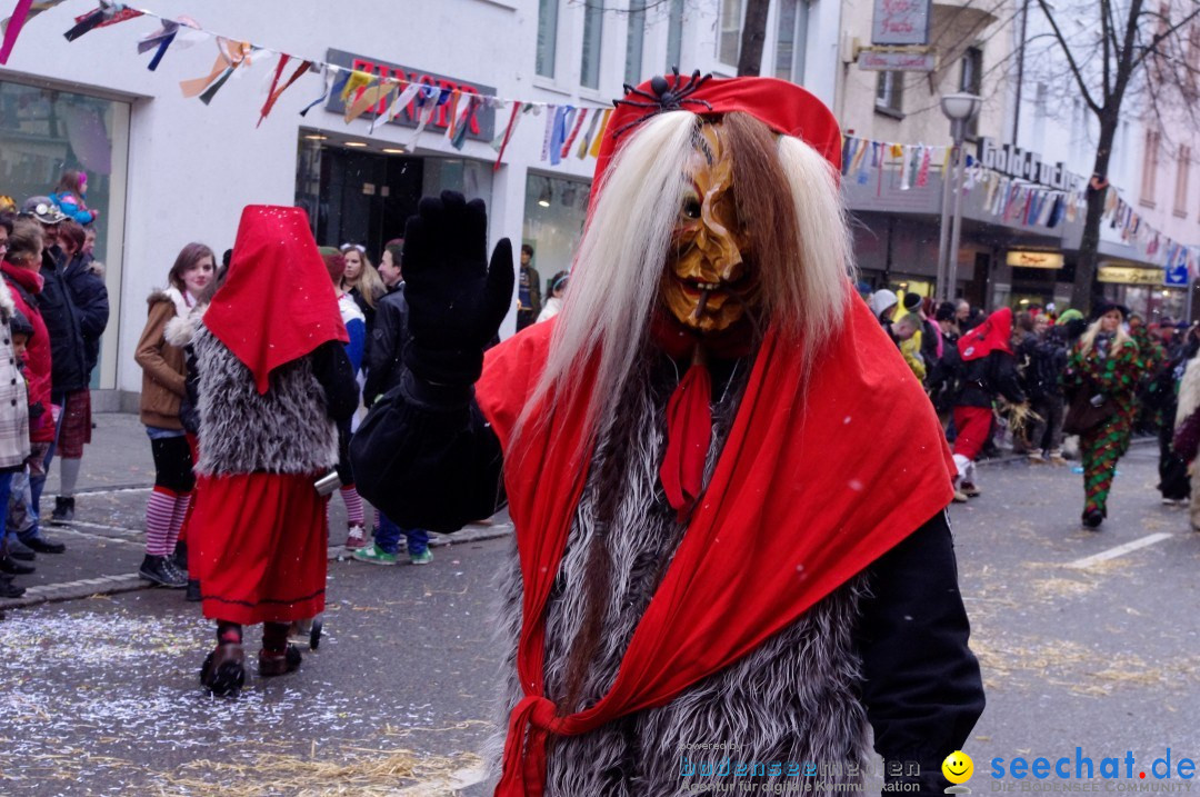 Narrenbaumumzug der Poppele-Zunft: Singen am Bodensee, 07.02.2013