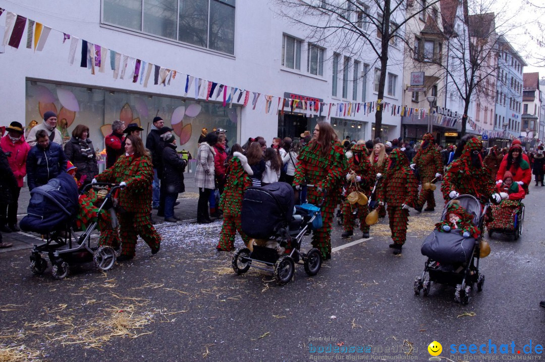 Narrenbaumumzug der Poppele-Zunft: Singen am Bodensee, 07.02.2013