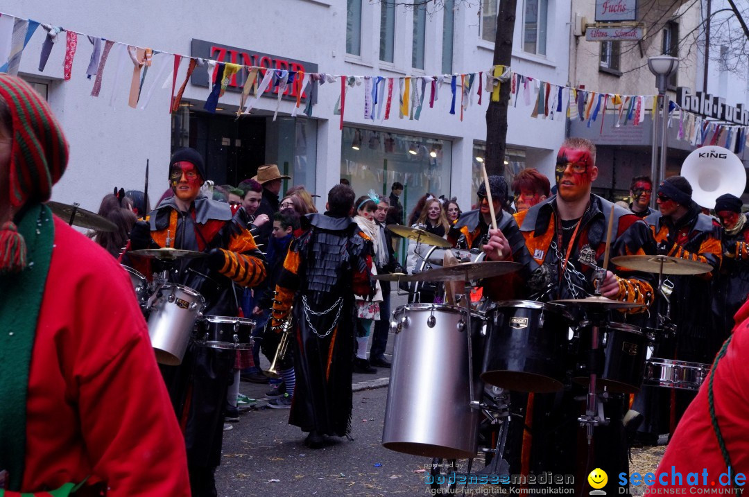 Narrenbaumumzug der Poppele-Zunft: Singen am Bodensee, 07.02.2013