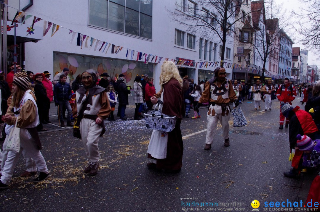 Narrenbaumumzug der Poppele-Zunft: Singen am Bodensee, 07.02.2013