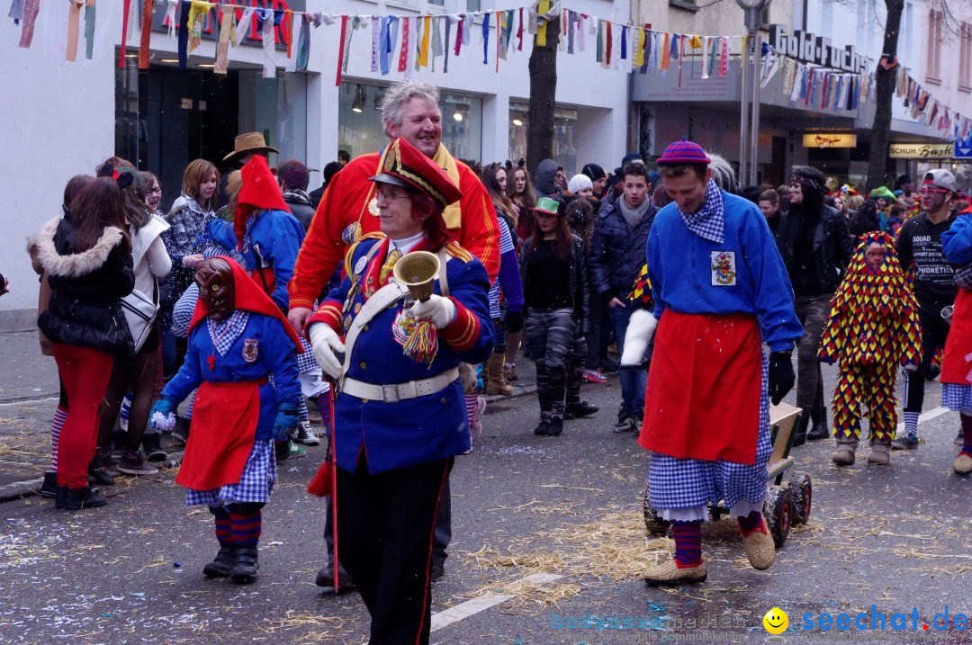 Narrenbaumumzug der Poppele-Zunft: Singen am Bodensee, 07.02.2013