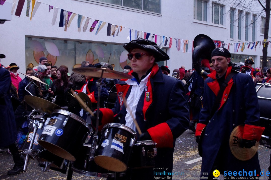 Narrenbaumumzug der Poppele-Zunft: Singen am Bodensee, 07.02.2013