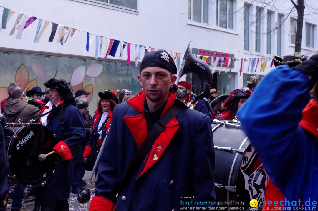 Narrenbaumumzug der Poppele-Zunft: Singen am Bodensee, 07.02.2013