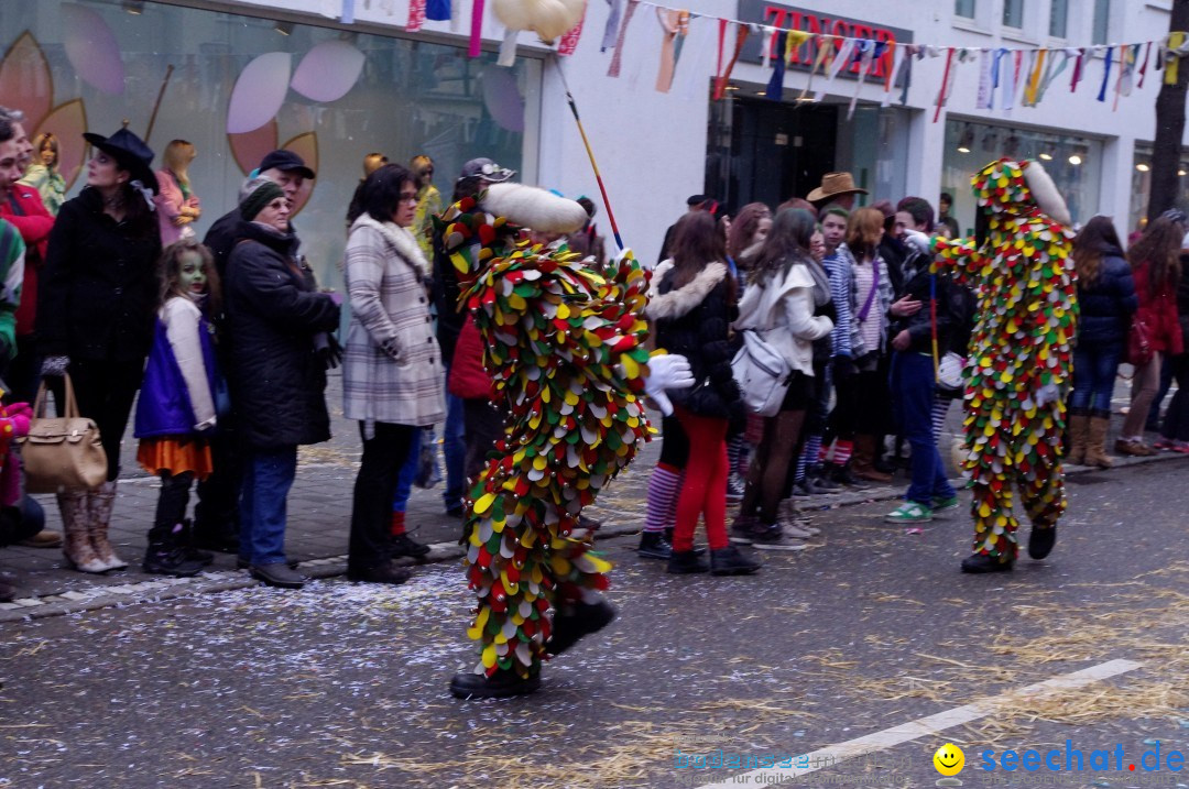 Narrenbaumumzug der Poppele-Zunft: Singen am Bodensee, 07.02.2013