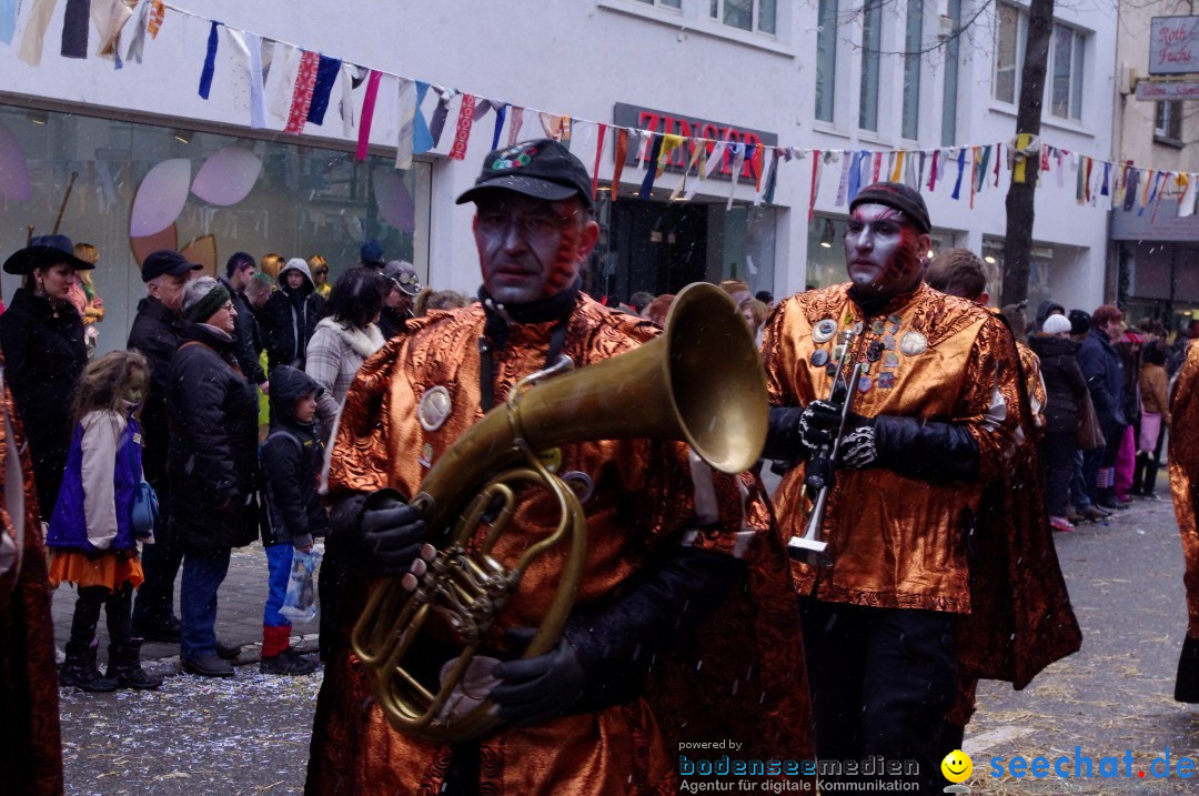 Narrenbaumumzug der Poppele-Zunft: Singen am Bodensee, 07.02.2013