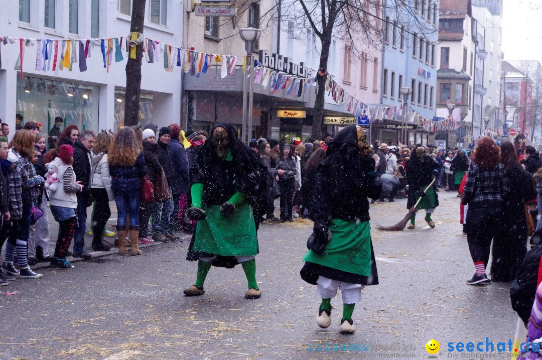 Narrenbaumumzug der Poppele-Zunft: Singen am Bodensee, 07.02.2013