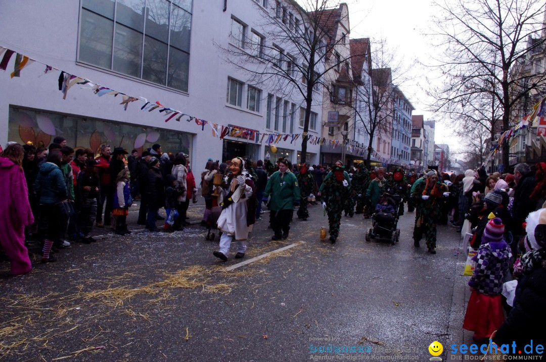 Narrenbaumumzug der Poppele-Zunft: Singen am Bodensee, 07.02.2013