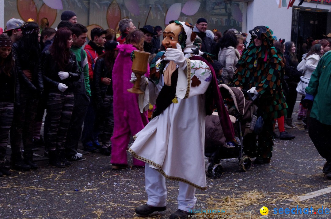 Narrenbaumumzug der Poppele-Zunft: Singen am Bodensee, 07.02.2013