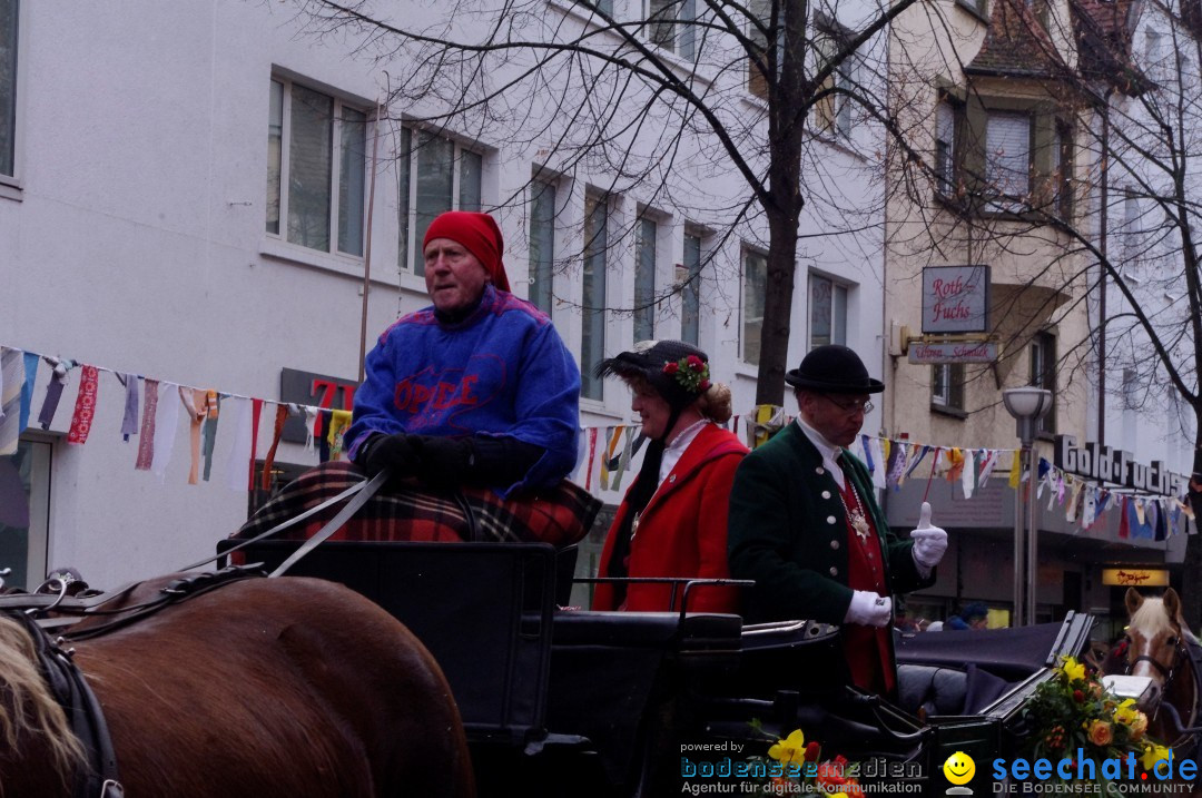 Narrenbaumumzug der Poppele-Zunft: Singen am Bodensee, 07.02.2013