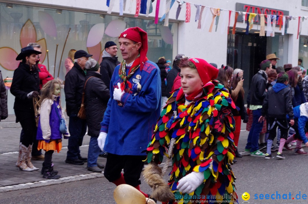 Narrenbaumumzug der Poppele-Zunft: Singen am Bodensee, 07.02.2013