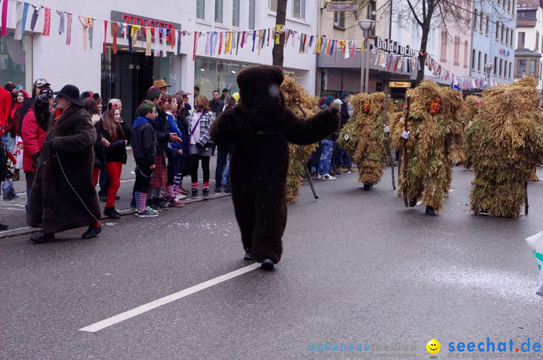 Narrenbaumumzug der Poppele-Zunft: Singen am Bodensee, 07.02.2013