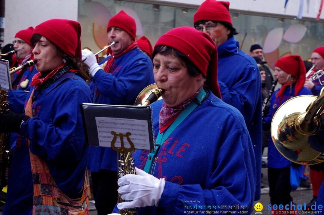 Narrenbaumumzug der Poppele-Zunft: Singen am Bodensee, 07.02.2013