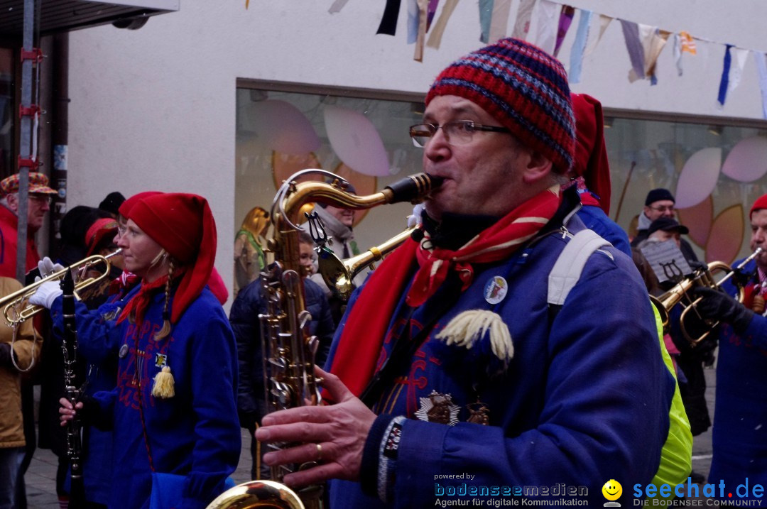 Narrenbaumumzug der Poppele-Zunft: Singen am Bodensee, 07.02.2013