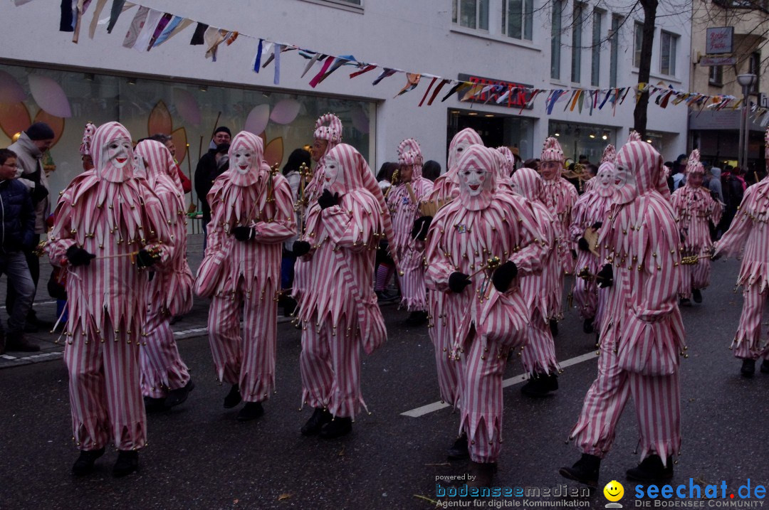 Narrenbaumumzug der Poppele-Zunft: Singen am Bodensee, 07.02.2013