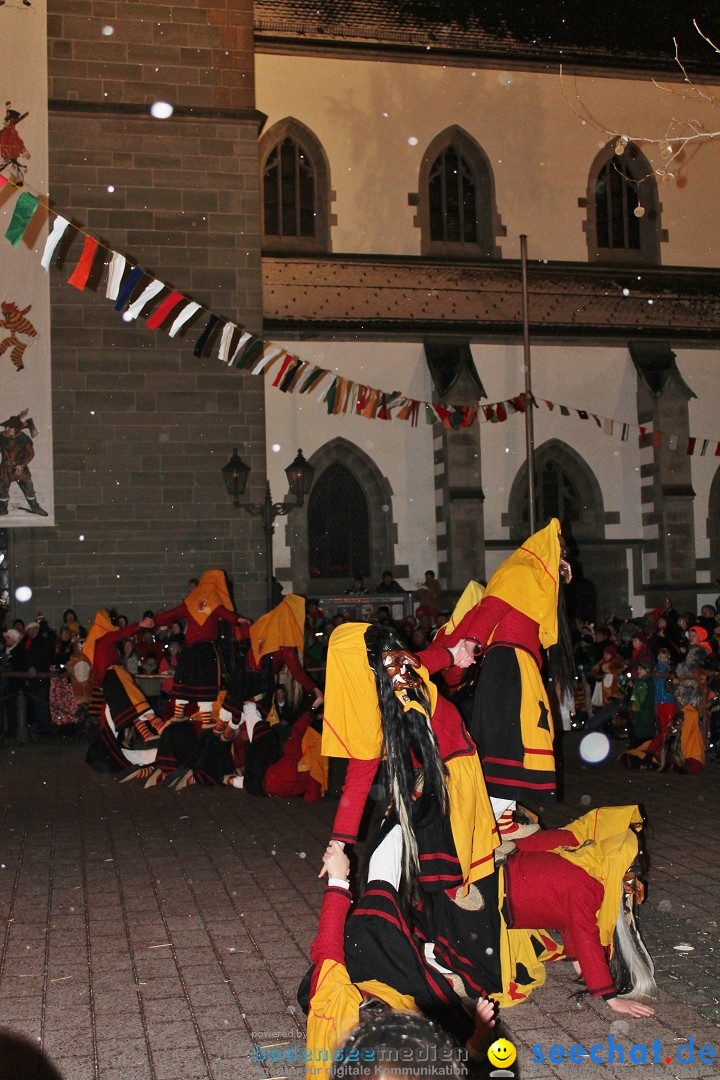 Hexentanz auf dem Marktplatz: Radolfzell am Bodensee, 07.02.2013