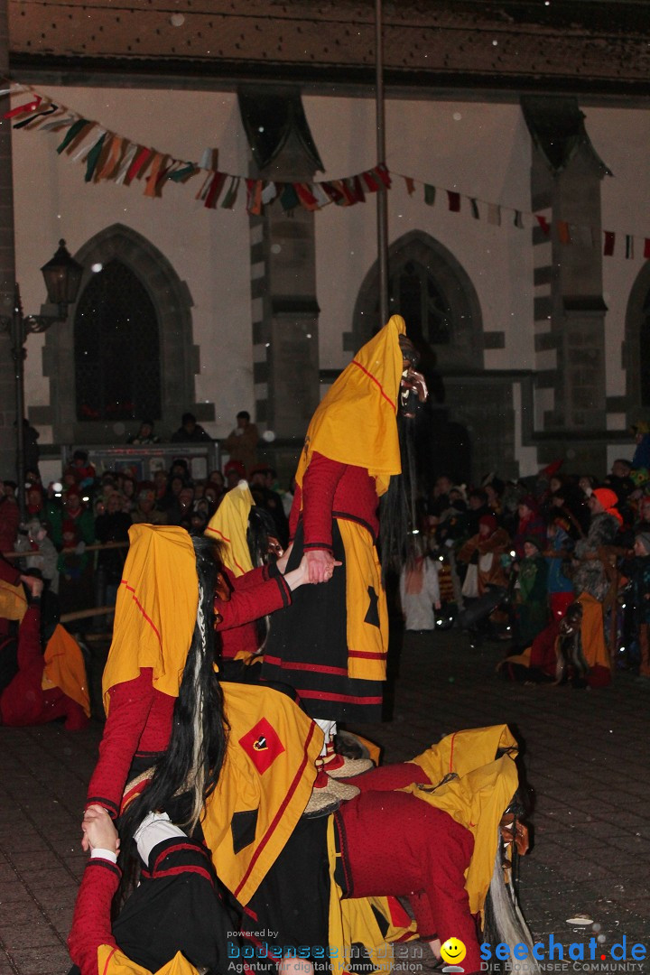 Hexentanz auf dem Marktplatz: Radolfzell am Bodensee, 07.02.2013