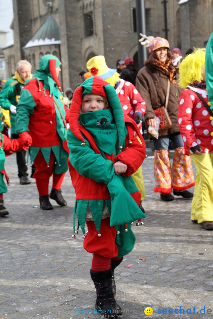 Fasnet - Kinderumzug: Singen am Bodensee, 09.02.2013