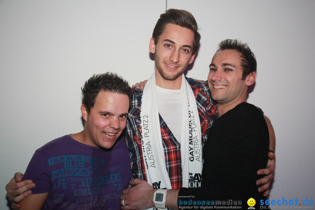 Pink Club Party mit Gay-Model of the Year Austria 2013: Dornbirn am Bodense