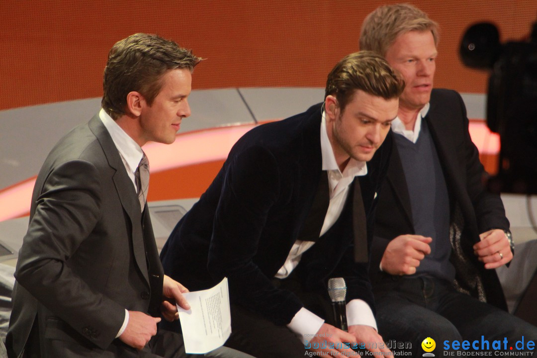 Wetten, dass..? Live: Justin Timberlake, Bruno Mars und Heino: Friedrichsha