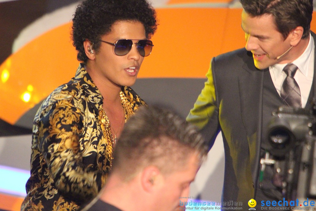 Wetten, dass..? Live: Justin Timberlake, Bruno Mars und Heino: Friedrichsha