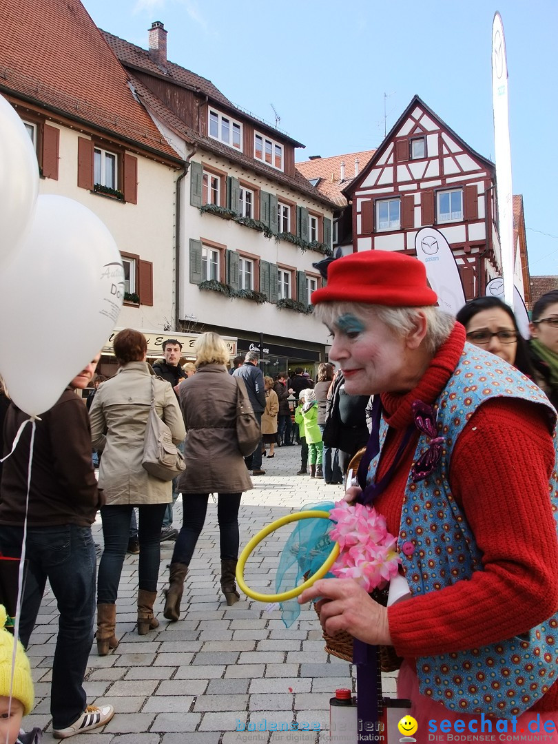 Verkaufsoffener Sonntag und Vernissage: Riedlingen, 10.03.2013