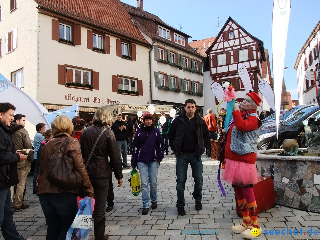 Verkaufsoffener Sonntag und Vernissage: Riedlingen, 10.03.2013