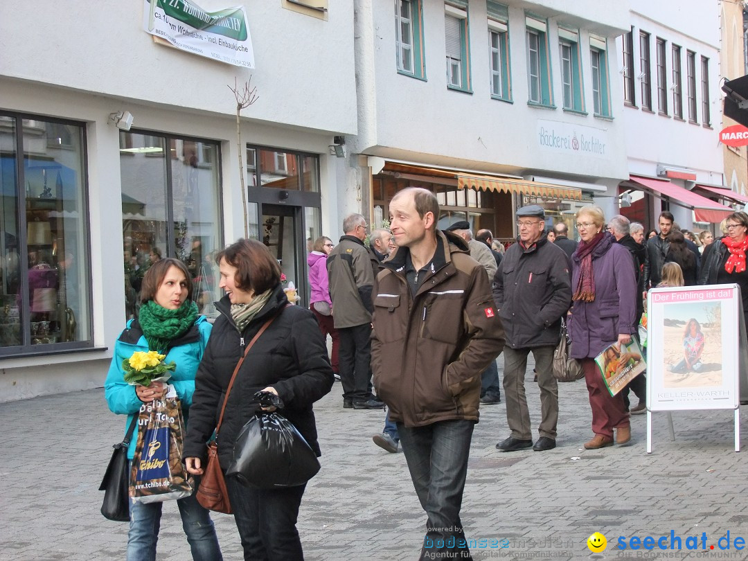 Verkaufsoffener Sonntag und Vernissage: Riedlingen, 10.03.2013